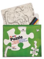 Funny Mat Washable Puzzle - Dinozor Çağı