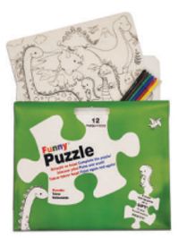 Funny Mat Washable Puzzle - Dinozor Çağı