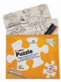 Funny Mat Washable Puzzle - Taşıtlar