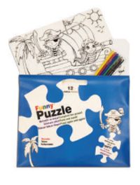 Funny Mat Washable Puzzle - Korsan Adası