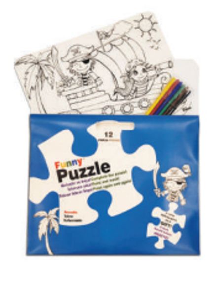 Funny Mat Washable Puzzle - Korsan Adası