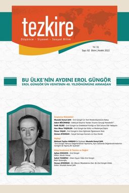 Tezkire Düşünce-Siyaset-Sosyal Bilim Dergisi Sayı:82 Ekim-Aralık 2022