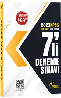 2023 KPSS Genel Kültür Yetenek 7'li Deneme Sınavı