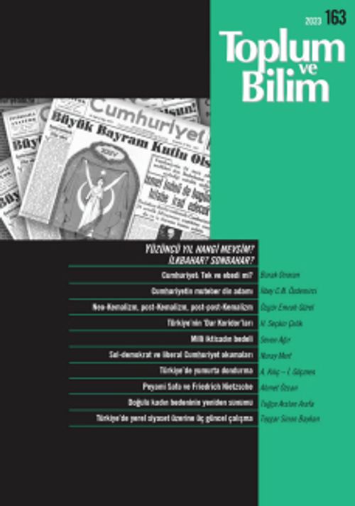 Toplum ve Bilim Sayı:163