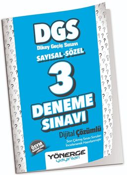 2023 DGS Sayısal-Sözel 3 Deneme Çözümlü 