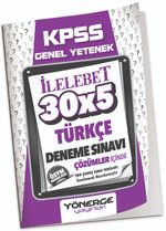 2023 KPSS Türkçe İlelebet 30x5 Deneme Çözümlü 
