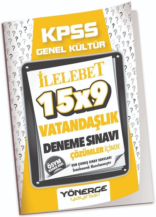 2023 KPSS Vatandaşlık İlelebet 15x9 Deneme Çözümlü 