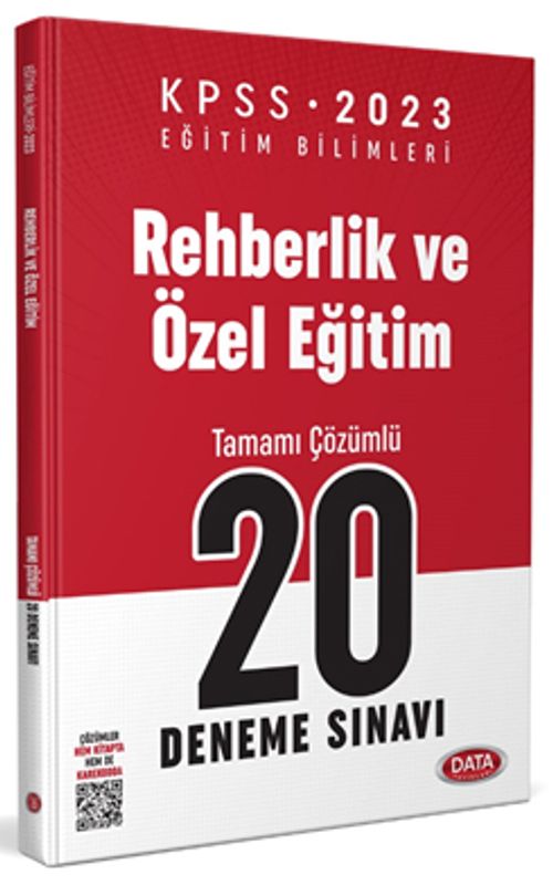 KPSS Eğitim Bilimleri Rehberlik Ve Özel Eğitim Tamamı Çözümlü 20 Deneme Sınavı 