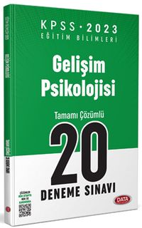 2023 KPSS Eğitim Bilimleri Gelişim Psikolojisi Tamamı Çözümlü 20 Deneme Sınavı 