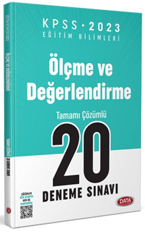 2023 KPSS Eğitim Bilimleri Ölçme ve Değerlendirme Tamamı Çözümlü 20 Deneme Sınavı 