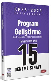 2023 KPSS Eğitim Bilimleri Program Geliştirme Tamamı Çözümlü 15 Deneme Sınavı 