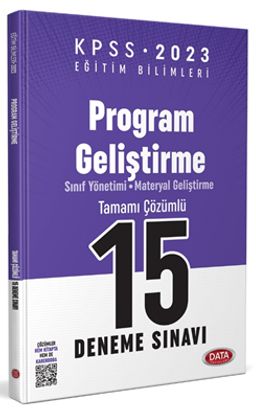 2023 KPSS Eğitim Bilimleri Program Geliştirme Tamamı Çözümlü 15 Deneme Sınavı 