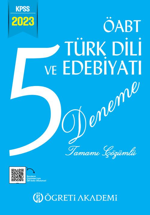 2023 KPSS ÖABT Türkdili ve Edebiyatı 5 Deneme