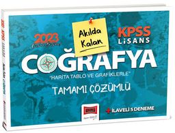 2023 KPSS Lisans Pratik Tablo ve Şemalarla Akılda Kalan Coğrafya Tamamı Çözümlü 5 Deneme İlaveli
