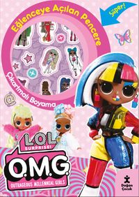 Lol Surprise Eğlenceye Açılan Pencere Çıkartmalı Boyama Kitabı