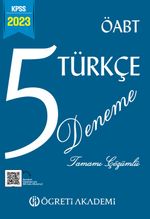 2023 KPSS ÖABT Türkçe 5 Deneme