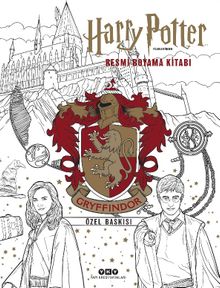 Harry Potter Filmlerinden Resmi Boyama Kitabı (Gryffindor Özel Baskısı)