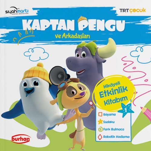 Kaptan Pengu ve Arkadaşları Hikayeli Etkinlik Kitabım 1
