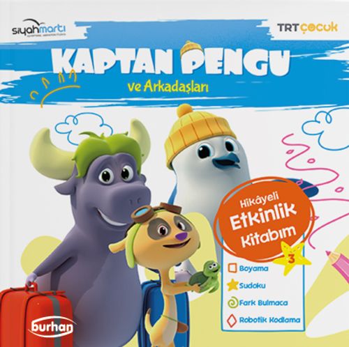Kaptan Pengu ve Arkadaşları Hikayeli Etkinlik Kitabım 3