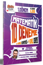 2023 LGS 1. Dönem Matematik 10 Deneme Sınavı