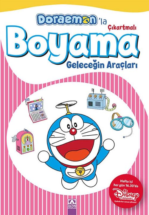 Doraemon'la Çıkartmalı Boyama - Geleceğin Araçları