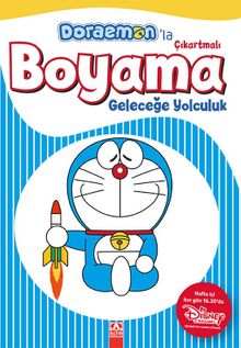 Doraemon'la Çıkartmalı Boyama -Geleceğe Yolculuk