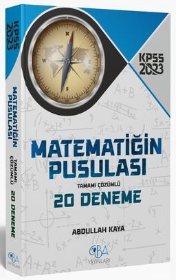 2023 KPSS Matematik Matematiğin Pusulası 20 Deneme Çözümlü 