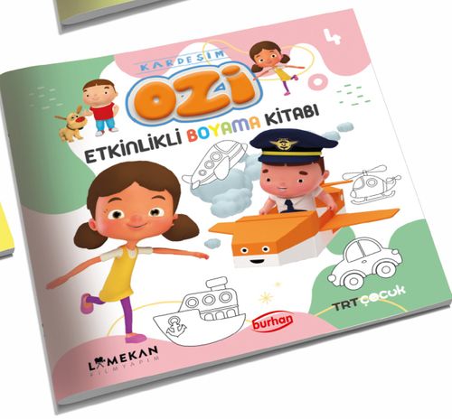 Kardeşim Ozi Etkinlikli Boyama Kitabı 4