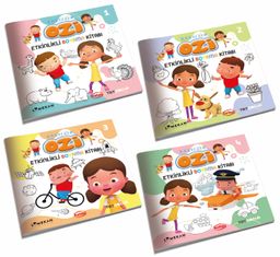 Kardeşim Ozi Etkinlikli Boyama Kitapları Seti (4 Kitap Set)