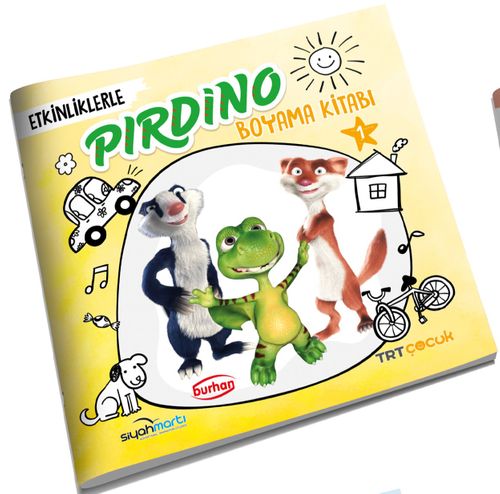 Etkinliklerle Pırdino Boyama Kitabı 1