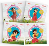 Heidi Etkinlik Kitapları Seti (4 Kitap) & Boyama, Alıştırma, Eşleştirme, Bulmaca, Yaz Çiz Bul