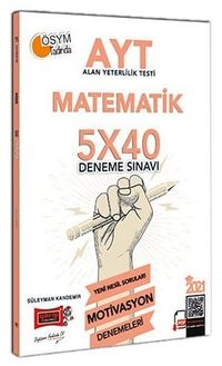 2021  AYT Matematik 5x40 Motivasyon Deneme Sınavı