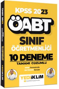 2023 ÖABT Sınıf Öğretmenliği 10 Deneme Tamamı Çözümlü 