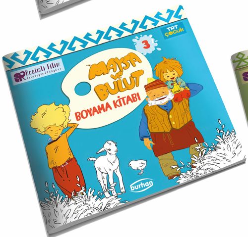 Maysa ve Bulut Boyama Kitabı 3