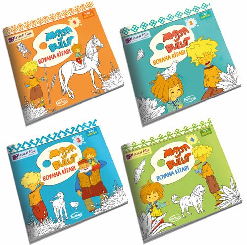 Maysa ve Bulut Boyama Kitapları Seti (4 Kitap)