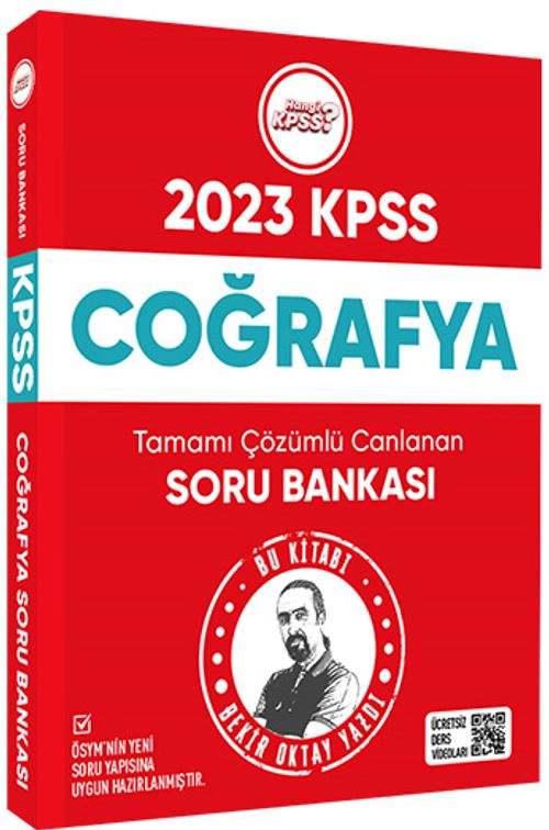 2023 Hangi KPSS Coğrafya Tamamı Çözümlü Canlanan Soru Bankası