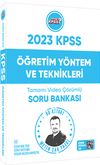 2023 Hangi KPSS &Ouml;ğretim Y&ouml;ntem ve Teknikleri Tamamı Video &Ccedil;&ouml;z&uuml;ml&uuml; Soru Bankası