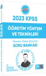 2023 Hangi KPSS Öğretim Yöntem ve Teknikleri Tamamı Video Çözümlü Soru Bankası