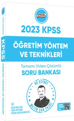 2023 Hangi KPSS Öğretim Yöntem ve Teknikleri Tamamı Video Çözümlü Soru Bankası