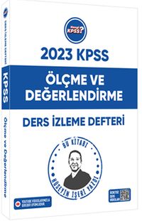 2023 Hangi KPSS Ölçme ve Değerlendirme Youtube Destekli Ders İzleme Defteri