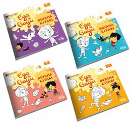 Ege İle Gaga Boyama Kitabı Seti (4 Kitap Set)