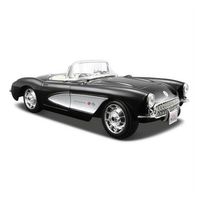  Maisto Chevrolet Corvette 1957 Model Araba - Siyah 1:24 (312758)