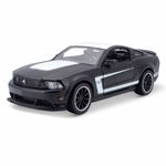 Ford Mustang Boss 302 Matte Black Model Araba 1:24 (079996)