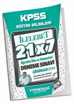 2023 KPSS Eğitim Bilimleri Öğretim İlke ve Yöntemleri 21x7 Deneme Çözümlü 