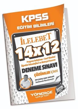 2023 KPSS Eğitim Bilimleri Program Geliştirme, Sınıf, Öğretim Teknolojileri, Materyal 14x12 Deneme Çözümlü 