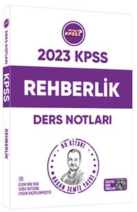 2023 Hangi KPSS Rehberlik Ders Notları