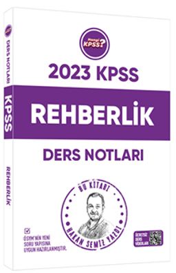2023 Hangi KPSS Rehberlik Ders Notları