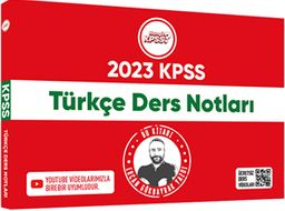 2023 Hangi KPSS Türkçe Youtube Destekli Ders Notları