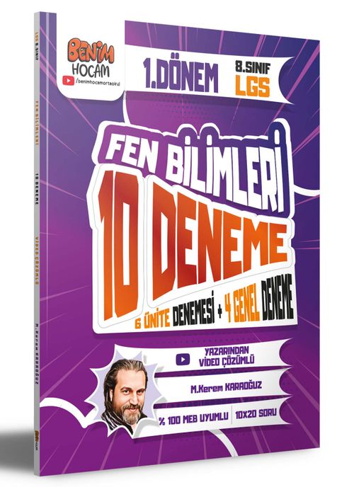 2023 LGS 1. Dönem Fen Bilimleri 10 Deneme Sınavı
