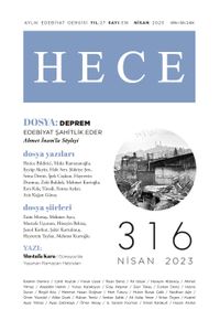 Hece Öykü İki Aylık Öykü Dergisi Sayı:316 Nisan 2023
